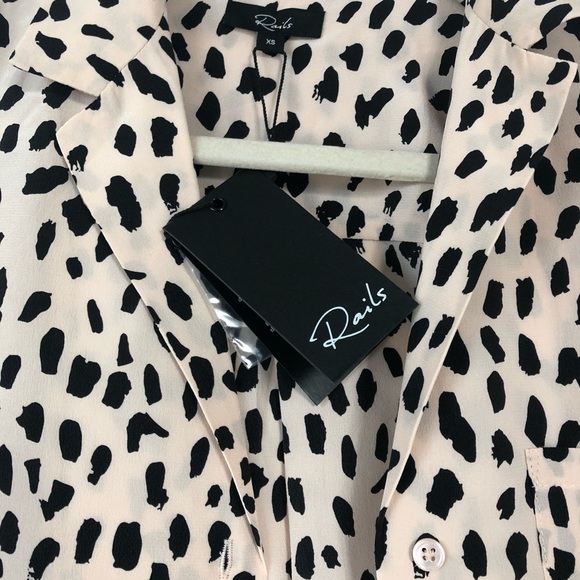 Rails Rebel Silk Blouse - Picture 4 of 4